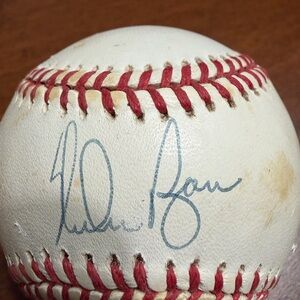 Nolan Ryan Autographed Baseball with Red Stitching